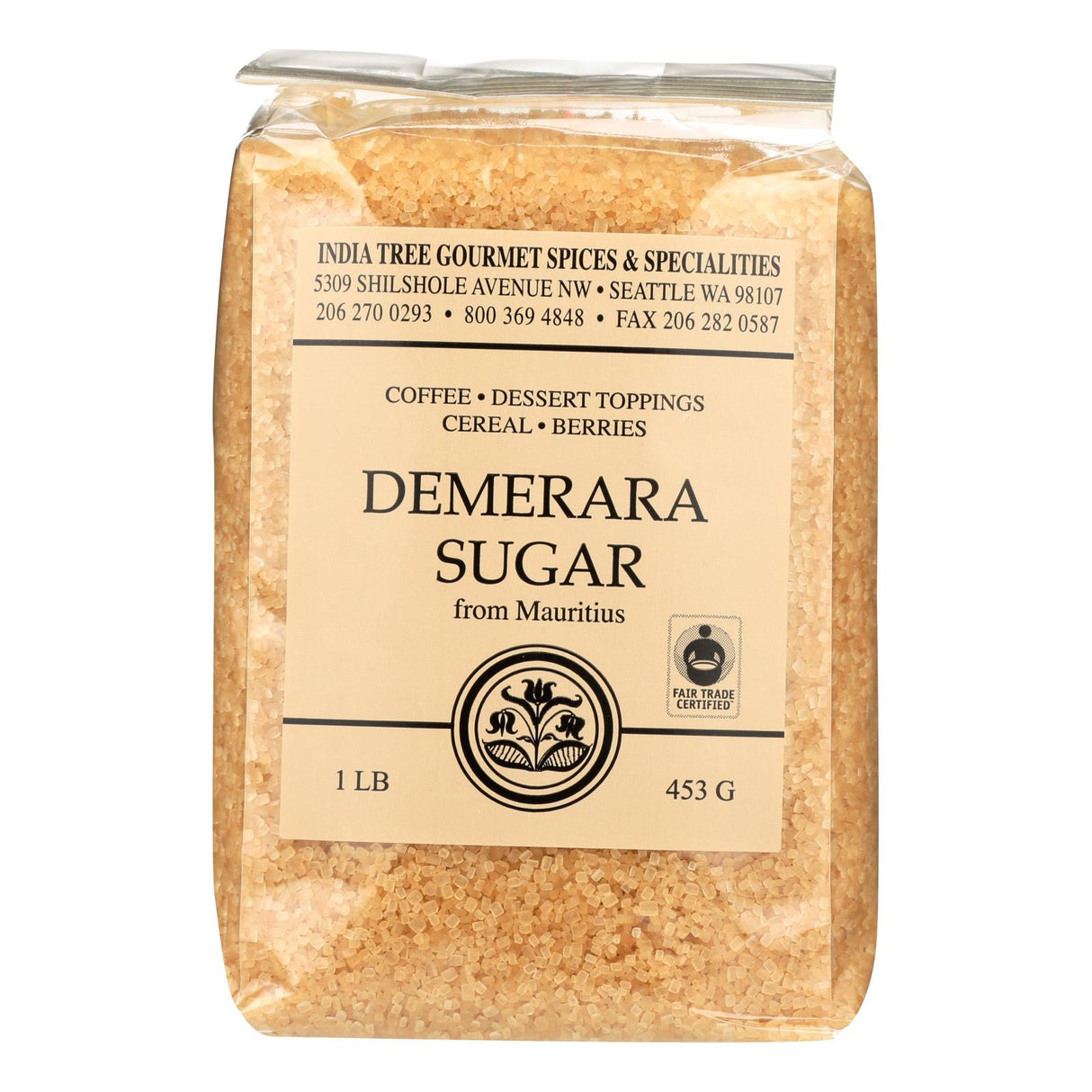Sugar, Demerara, Granulated,6 - 16 OUNCE