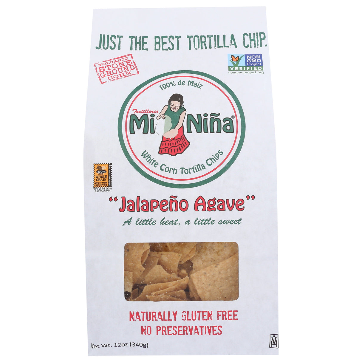 Chips, Tortilla, Jalapeno Agave,9 - 12 OUNCE