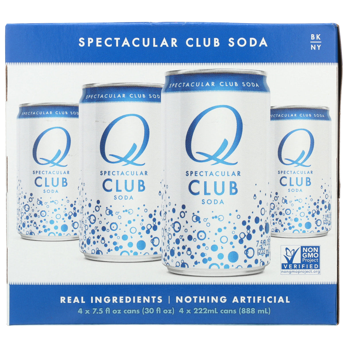 Soft Drink, Club Soda, Can, Single-Serve, Shelf-Stable,6 - 30 FLUID
