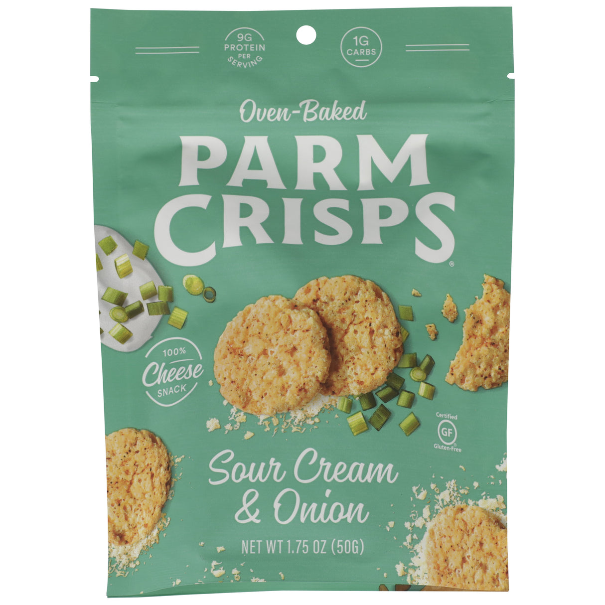 Snack, Parmesan Crisp, Sour Cream & Onion,12 - 1.75 OUNCE