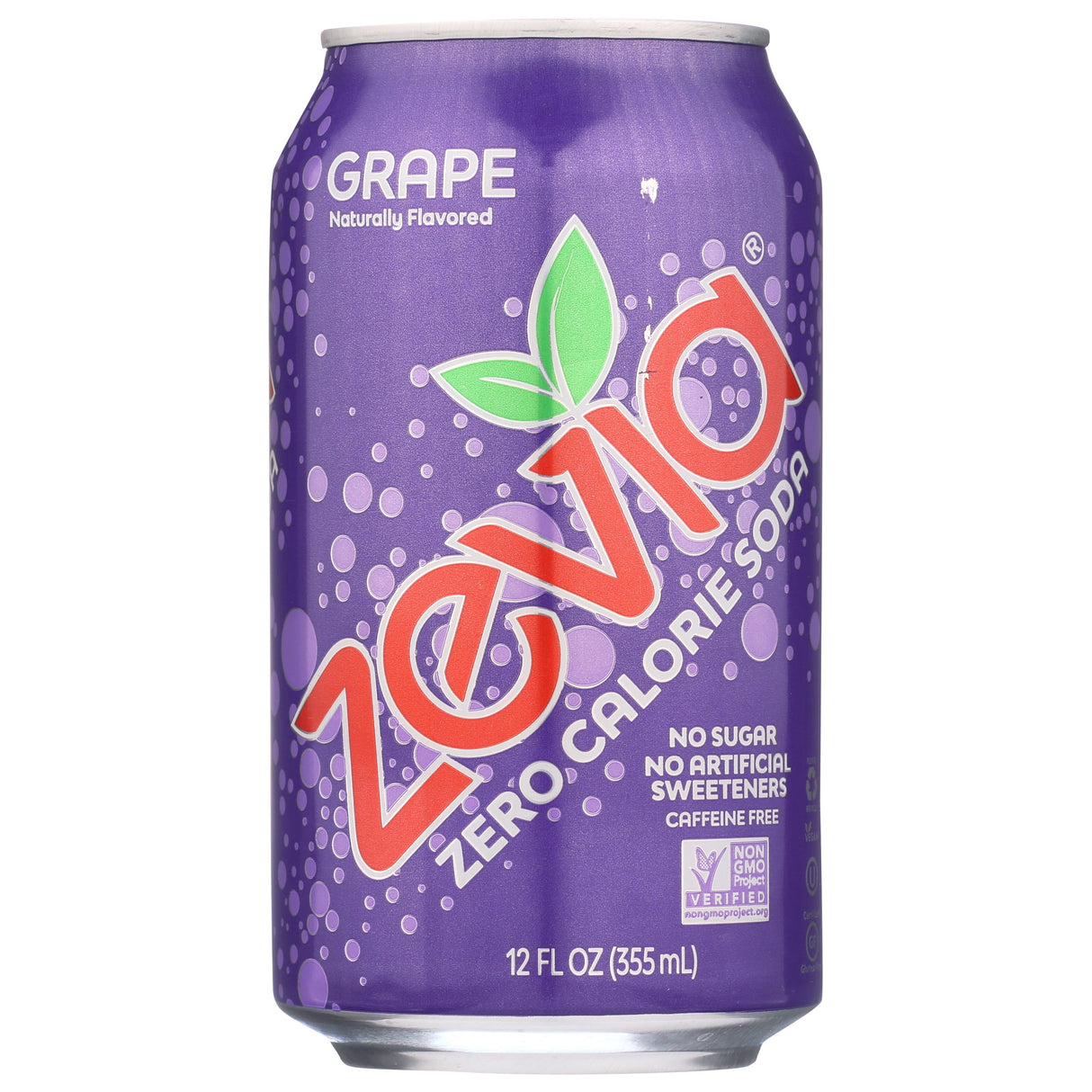 Soft Drink, Grape, Caffeine Free, Zero Calorie, Single-Serve, Can, 12 Fluid Ounce,4 - 6 COUNT