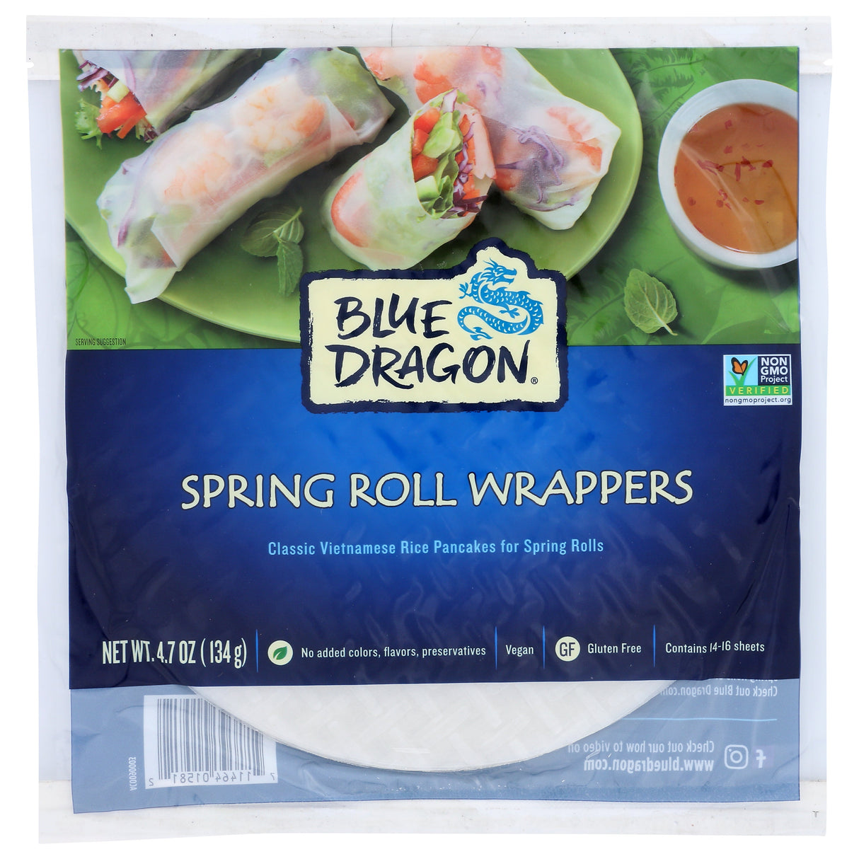 Wrappers, Spring Roll,12 - 4.7 OUNCE