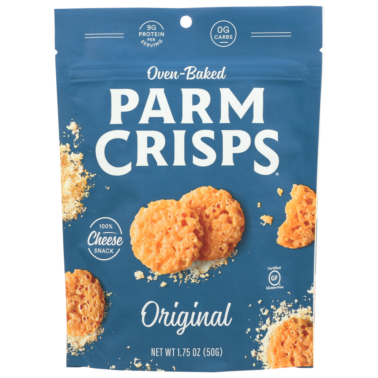 Snack, Parmesan Crisp, Mini, Original,12 - 1.75 OUNCE
