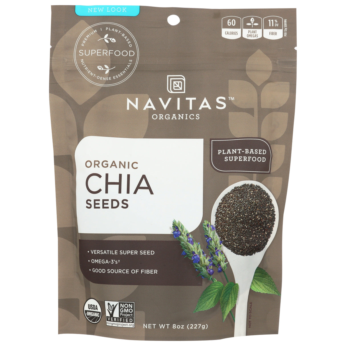 Seeds, Chia,12 - 8 OUNCE