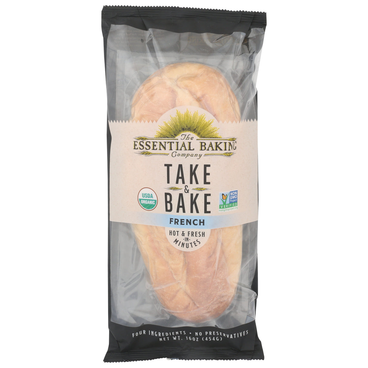 Bread, Loaf, French, Parbaked, Shelf-Stable, Individually Wrapped,16 - 16 OUNCE