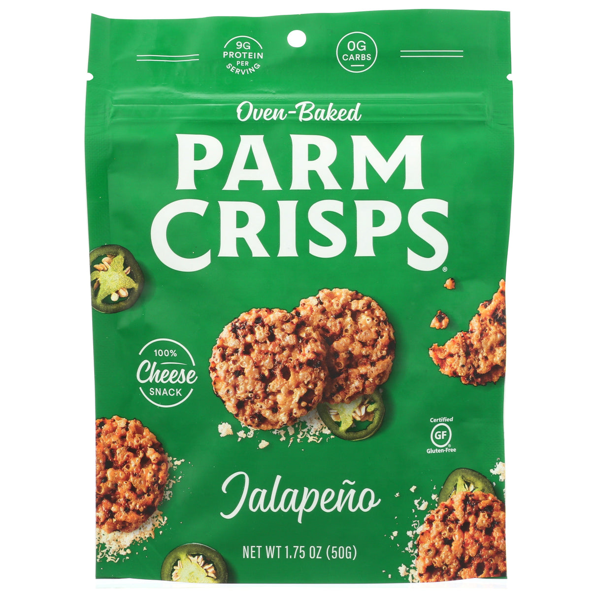 Snack, Parmesan Crisp, Mini, Jalapeno,12 - 1.75 OUNCE