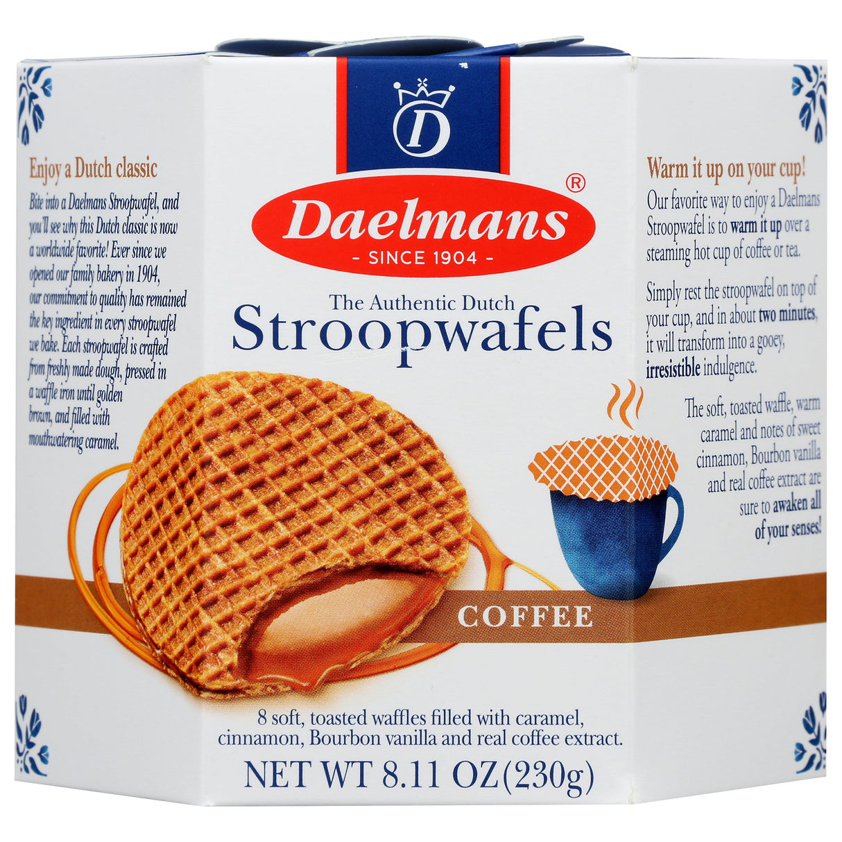 Cookies, Stroopwafel, Coffee, Shelf-Stable,9 - 8.11 OUNCE