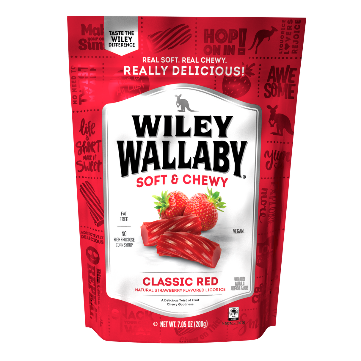 Candy Bites, Licorice, Soft, Red,12 - 7.05 OUNCE