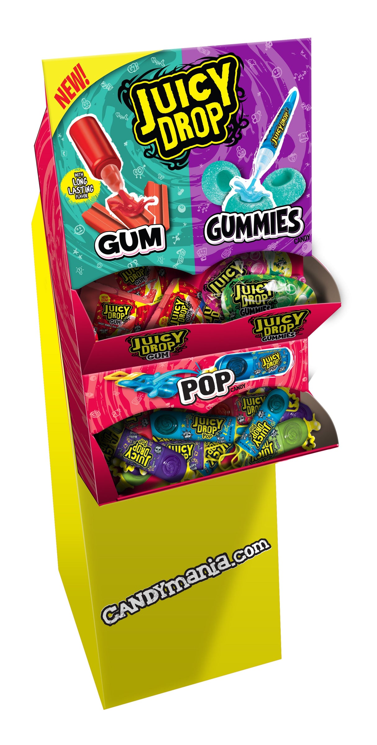 Candy, Gummy, Assorted Flavor, with Sour Gel, Individually-Wrapped,12 - 16 COUNT