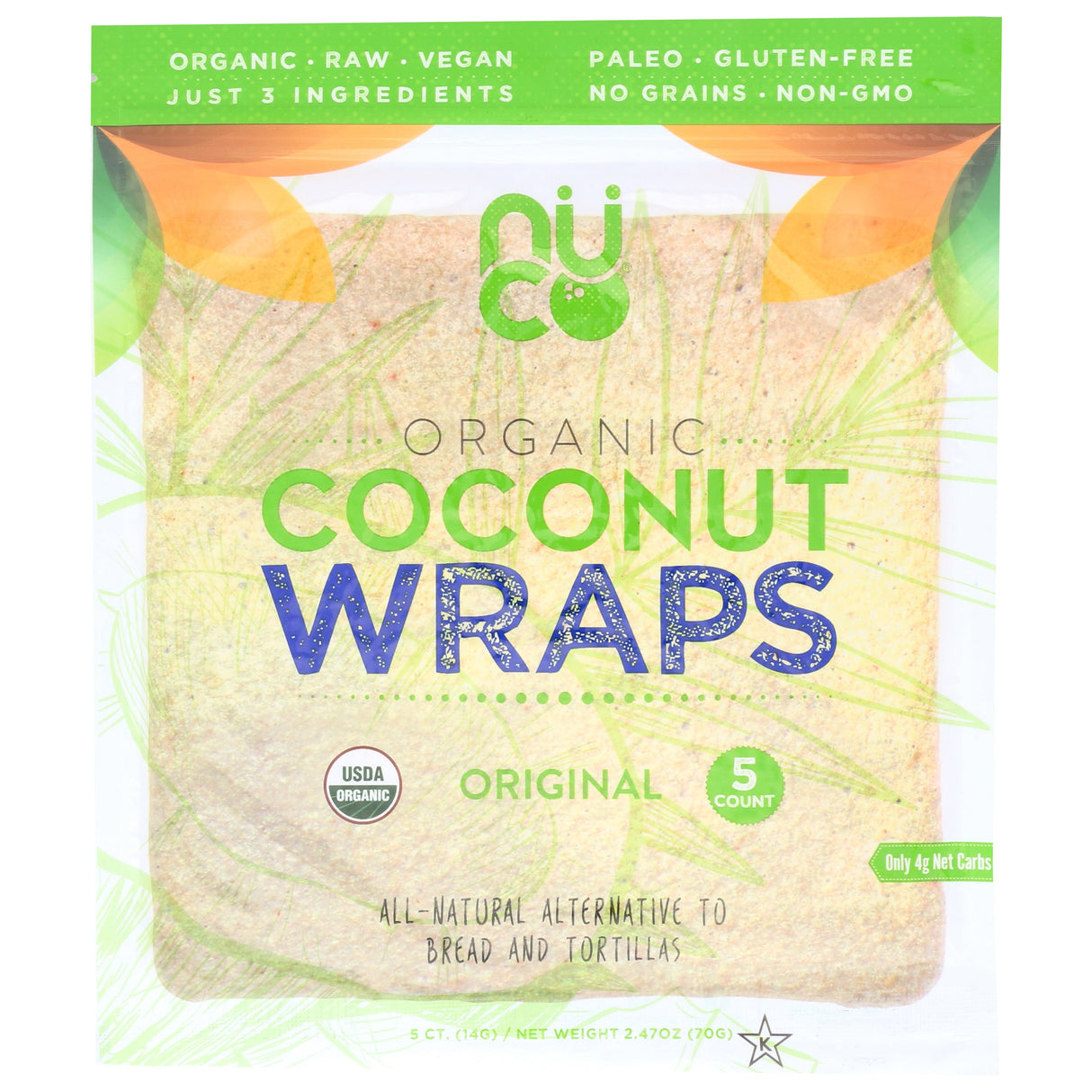 Wraps, Coconut, Original,12 - 5 COUNT
