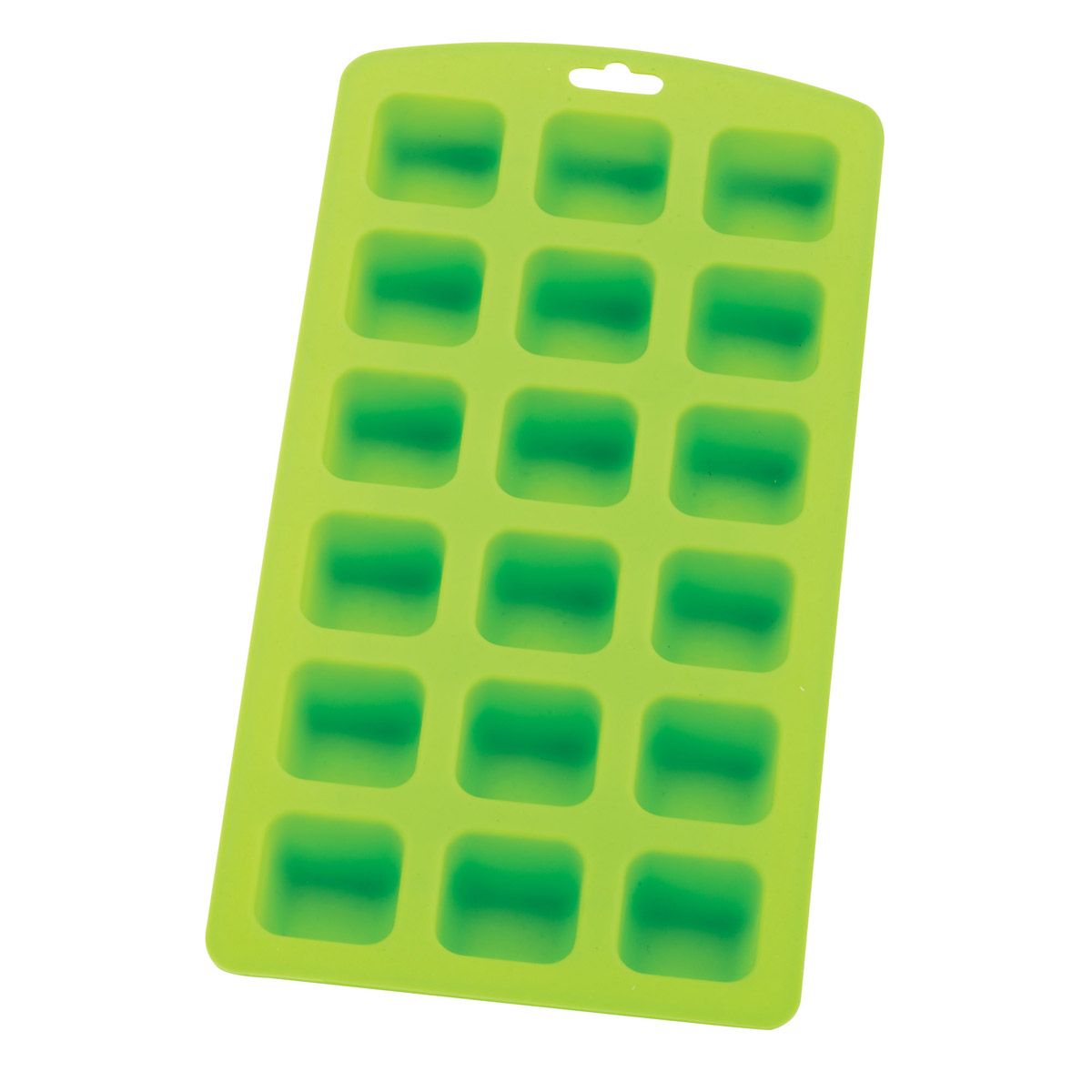 Mold, Ice, 18-Compartment, Cube, Silicone, Green,6 - 1 COUNT