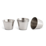 Cups, Sauce, 2 Ounce, Stainless Steel,72 - 6 COUNT