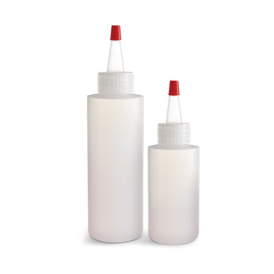 Bottle Set, Squeeze, 2 & 4 Ounce, Clear, Plastic,6 - 1 COUNT