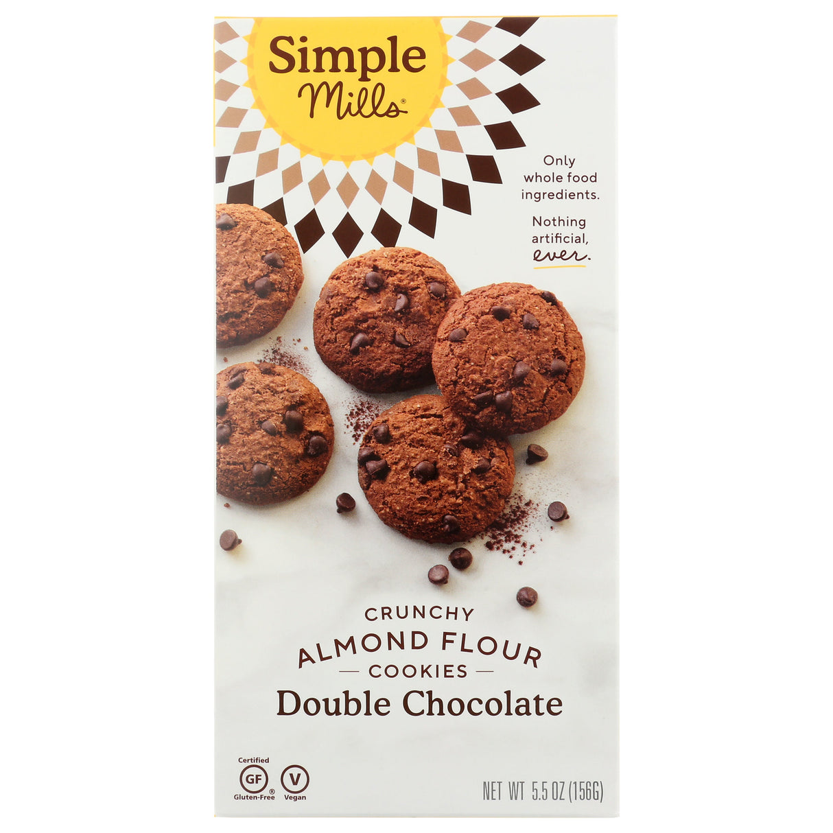 Cookies, Double Chocolate, Crunchy, with Almond Flour,6 - 5.5 OUNCE