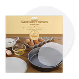 Paper Sheet, Parchment, 10 Inch, Round, White,120 - 36 COUNT