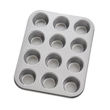Pans, Muffin, 12-Cup, Mini, Steel,12 - 1 COUNT
