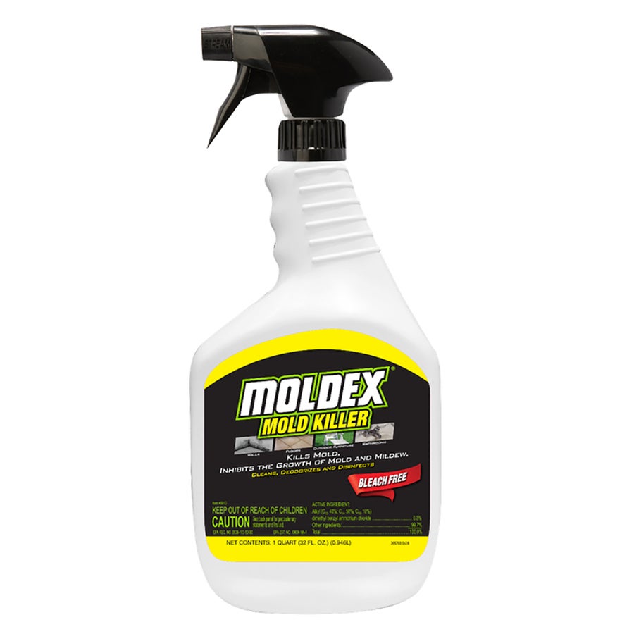 Cleaner & Disinfectant, Mold & Mildew, Ready-to-Use, Liquid, Trigger Spray Bottle,1 - 32 FLUID