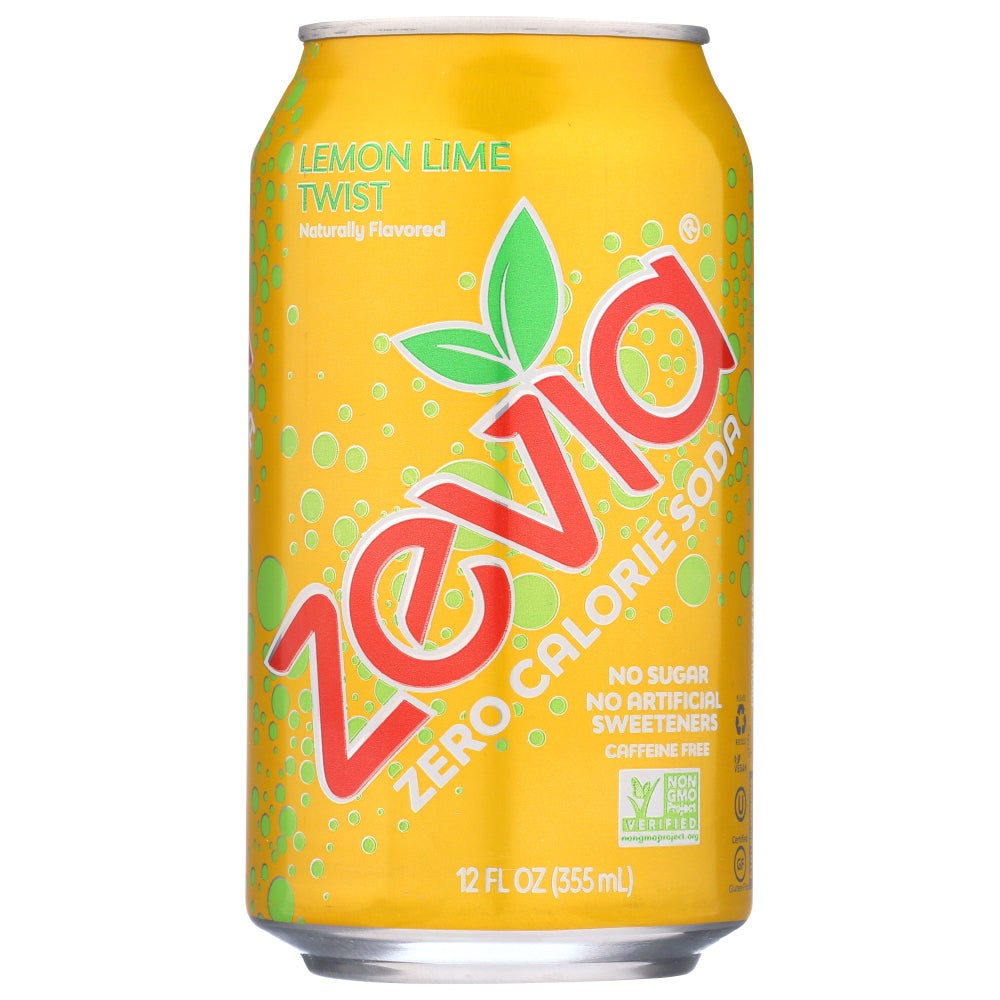 Soft Drink, Lemon Lime Twist, Zero Calorie, Single-Serve, 12 Fluid Ounce,4 - 6 COUNT