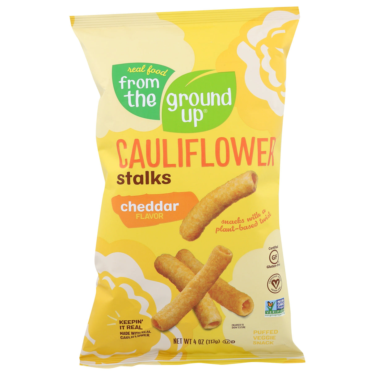 Snacks, Cauliflower Straws, Cheddar,12 - 4 OUNCE