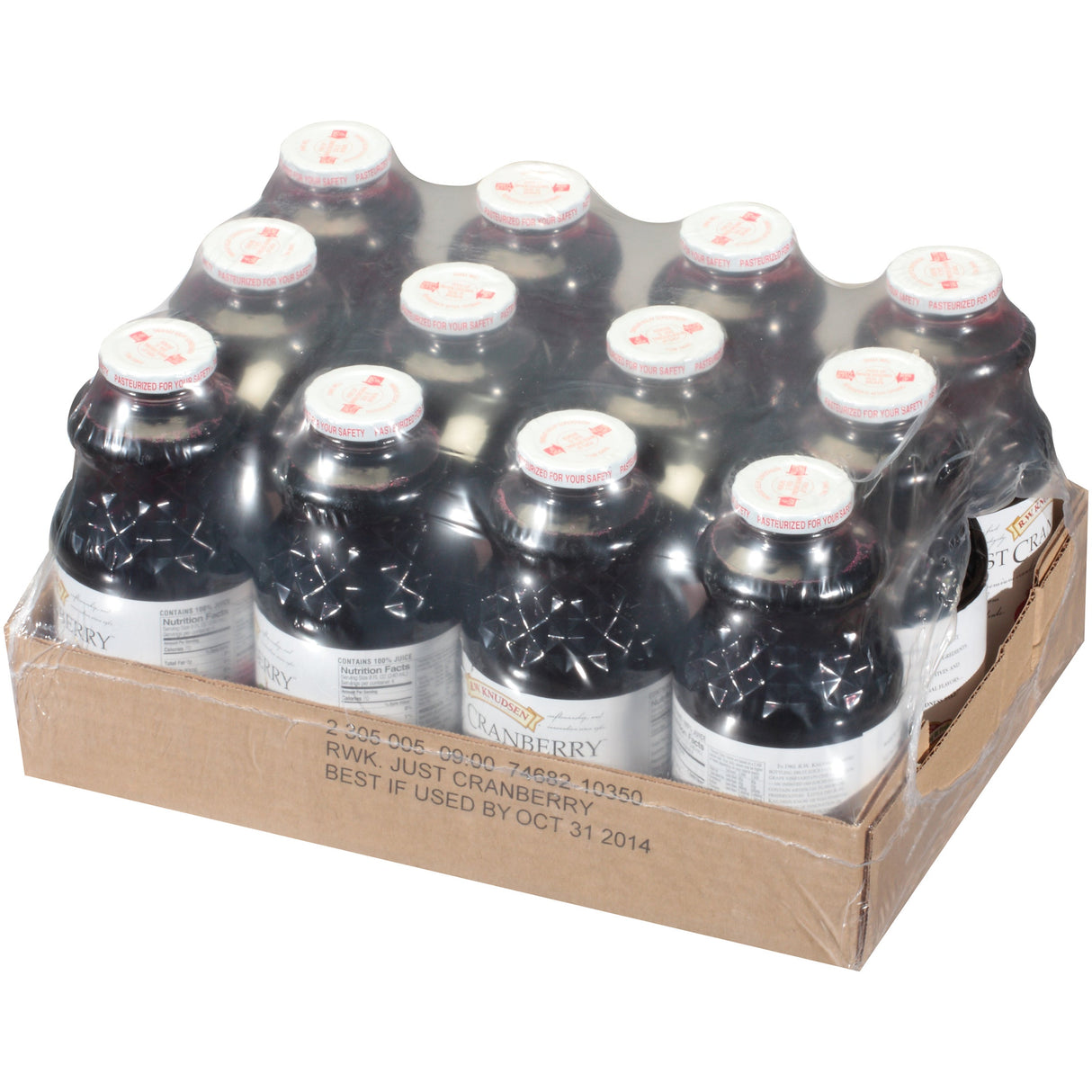Juice, Cranberry, Unsweetened, Shelf-Stable, Glass,6 - 32 FLUID