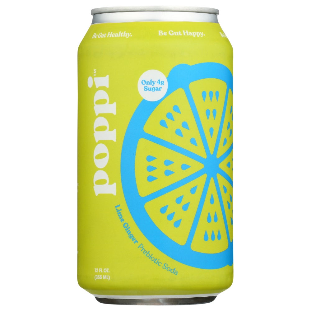 Soft Drink, Lime Ginger, Single-Serve,12 - 12 FLUID
