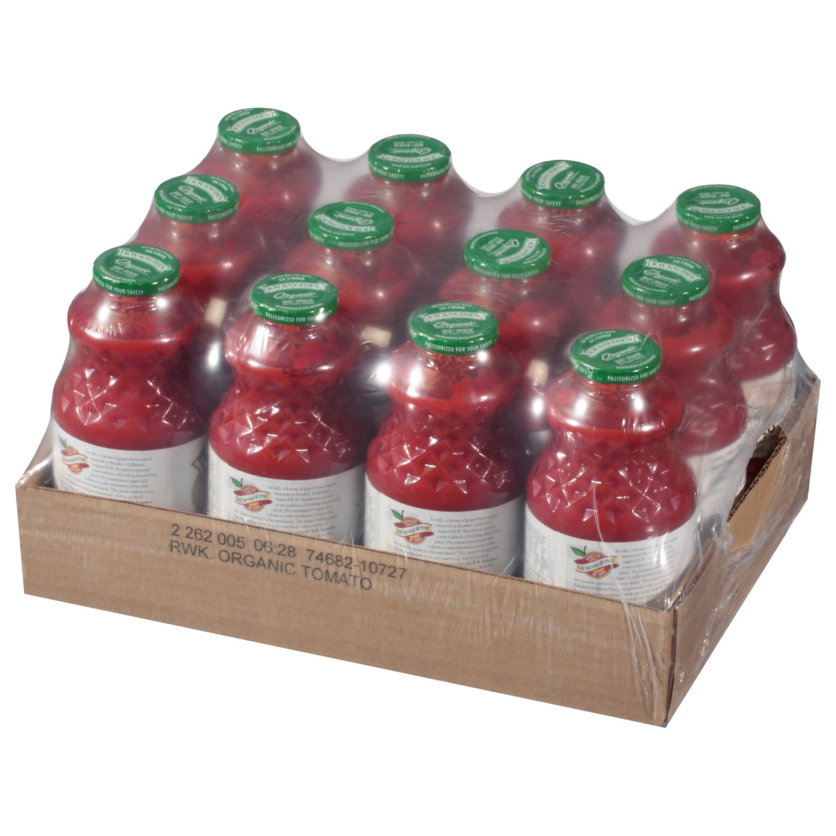 Juice, Tomato, 100%, Shelf-Stable, Glass,6 - 32 FLUID
