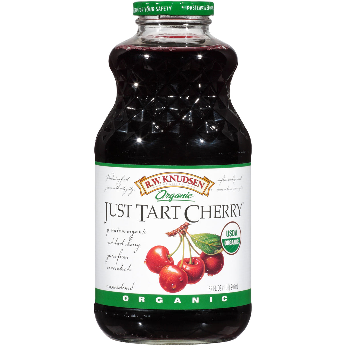 Juice, Tart Cherry, Unsweetened, Shelf-Stable, Glass,6 - 32 FLUID