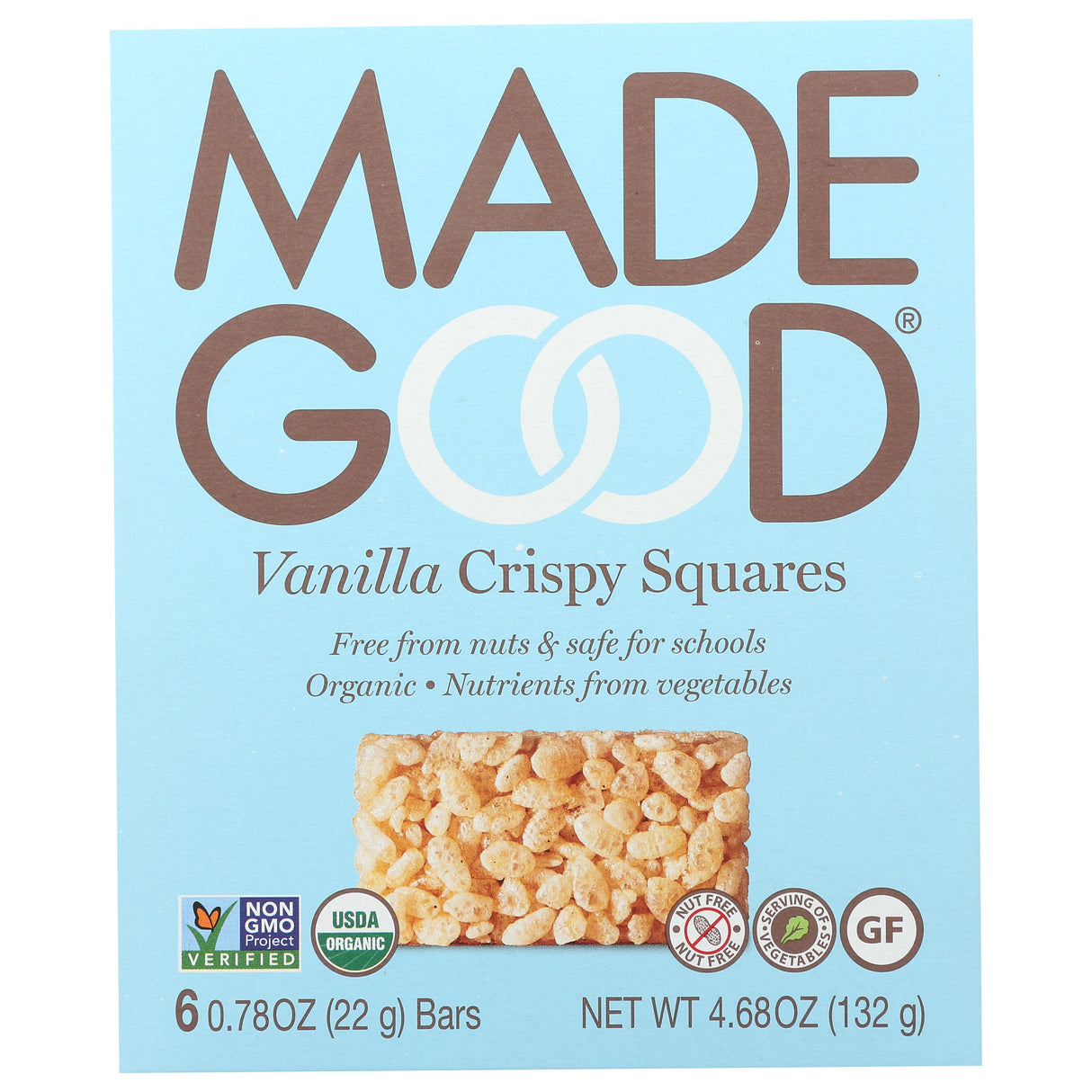 Snacks, Crispy Rice, Vanilla,6 - 4.68 OUNCE