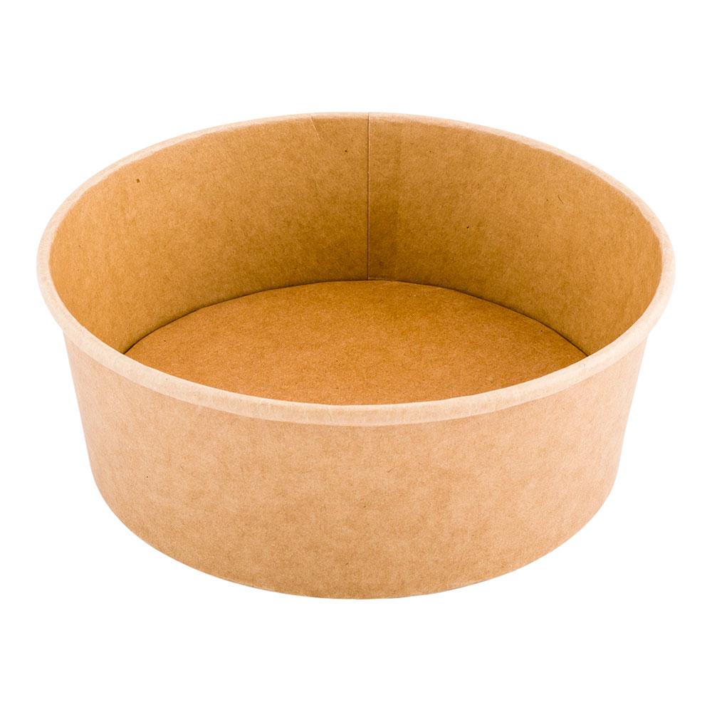 Containers, Salad, 44 Ounce, Paper, Kraft, Round, 7.25 x 2.50 Inch,1 - 50 COUNT