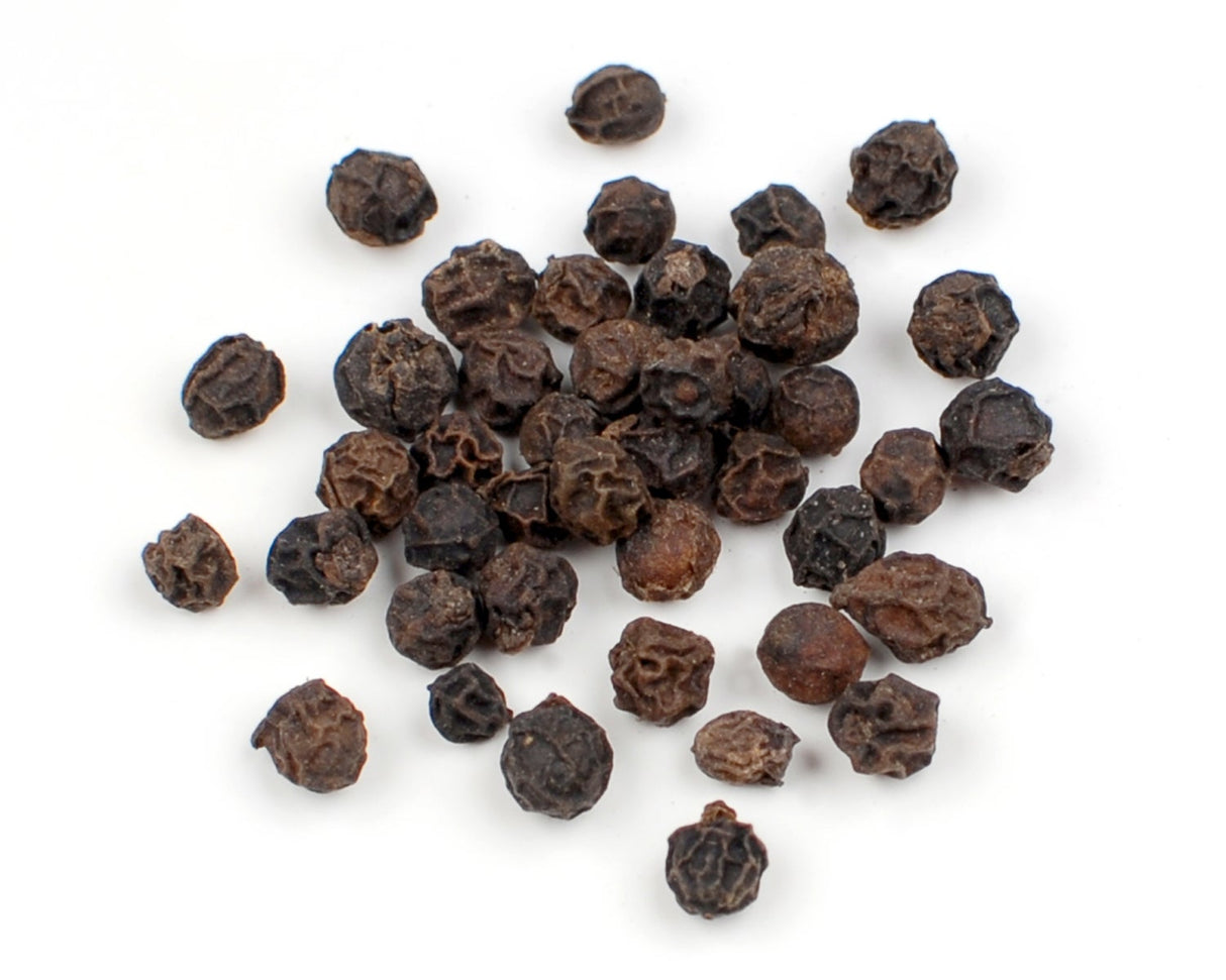 Peppercorns, Black, Whole,1 - 10 POUND