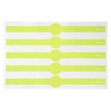 Packaging Bands, Take-Out, 12 x 1.5 Inch, Paper, Green, with Self-Adhesive Sticker,1 - 100 COUNT