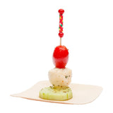 Skewers, Red Braided, 4 Inch, Bamboo,1 - 50 COUNT