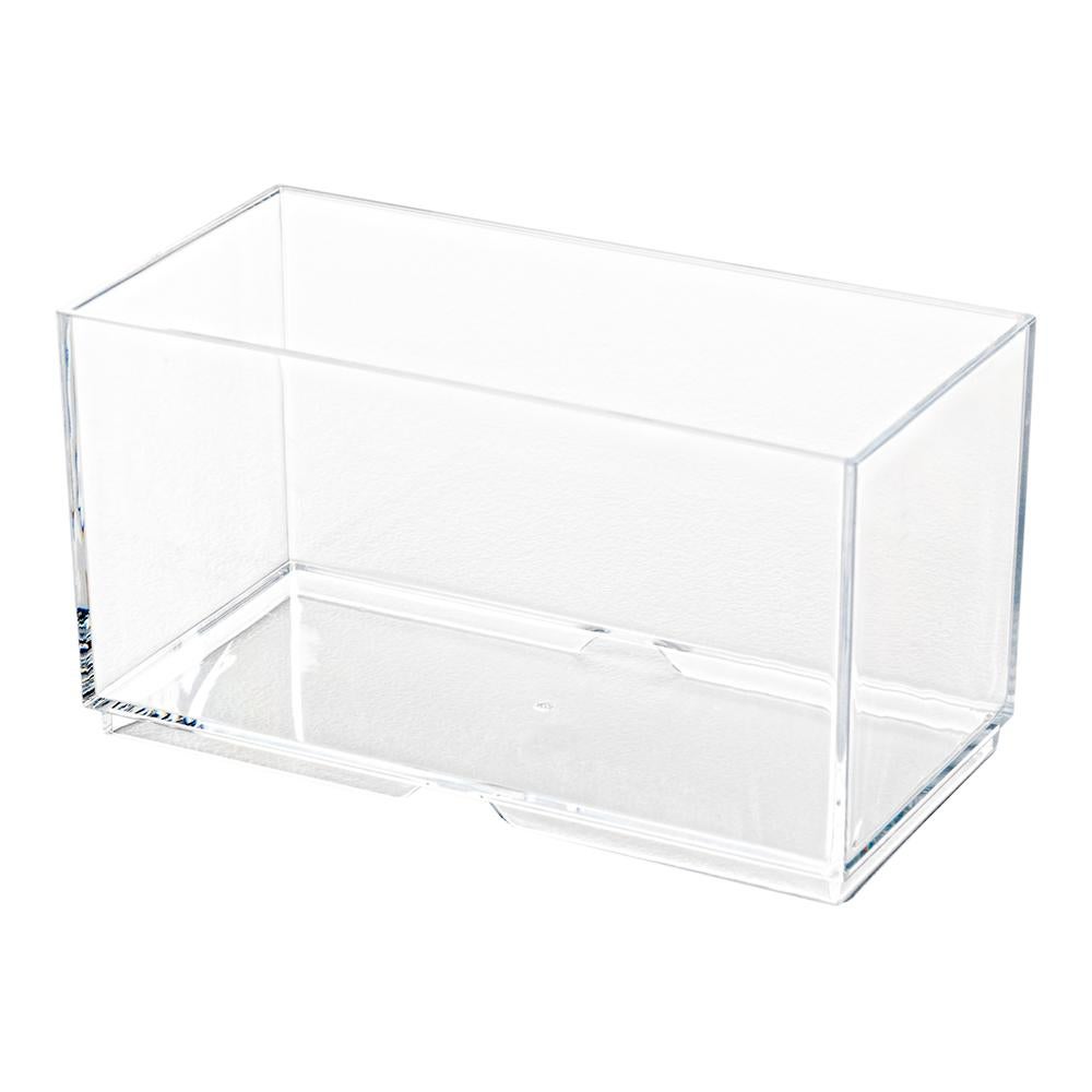 Cups, Dessert, 2.5 Ounce, Plastic, Clear, Rectangular, Stackable,1 - 20 COUNT