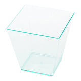 Cups, 8 Ounce, Plastic, Sea Green, Square, Large Kova,1 - 20 COUNT