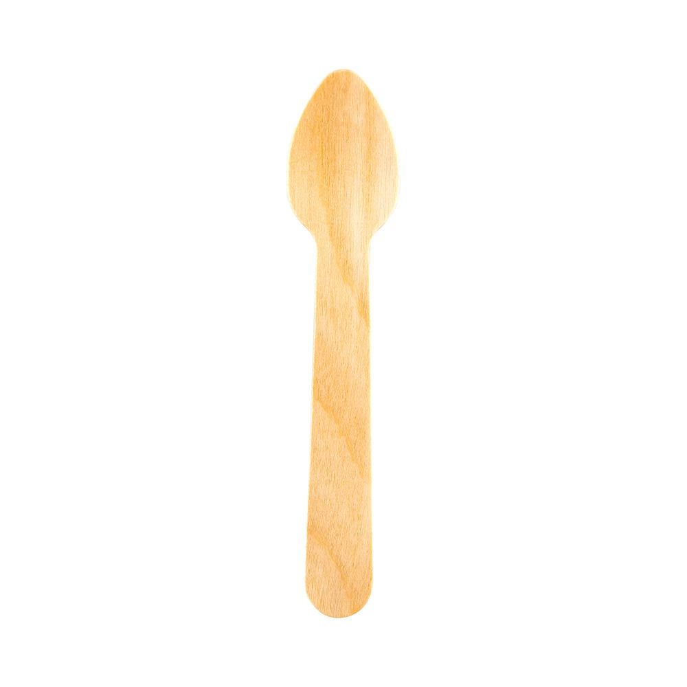 Spoons, Taster, Wood, Natural, 3.75 Inch,1 - 100 COUNT