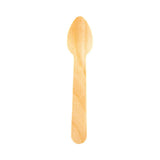 Spoons, Taster, Wood, Natural, 3.75 Inch,1 - 100 COUNT