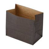 Bags, Snack, 4.25 x 2.5 x 3.75 Inch, Paper, Black,1 - 100 COUNT