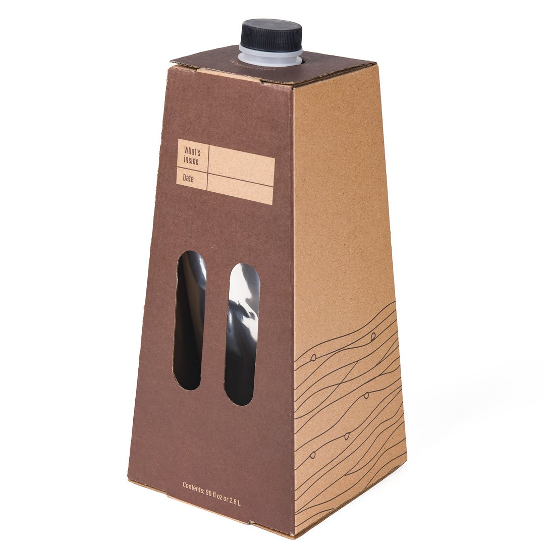 Containers, Beverage, 96 Ounce, Paper, Kraft,1 - 10 COUNT