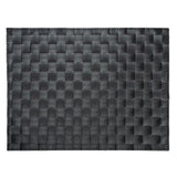 Placemats, 16 x 12 Inch, Black, Rectangular, Macroweave,1 - 6 COUNT
