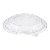 Lids, Low Dome, Plastic, Clear, Fits 24 & 32 Ounce To-Go Bowls, Compostable,1 - 125 COUNT