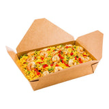 Containers, Take-Out, 49 Ounce, Paper, Kraft, Rectangular, 8.5 x 6.25 x 2 Inch,1 - 50 COUNT