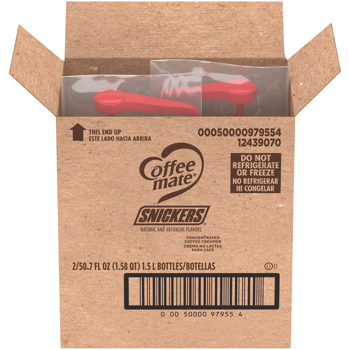 Creamer, Liquid, Snickers, Pump Bottle,2 - 50.7 FLUID