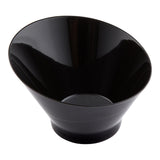Bowls, 8 Ounce, Plastic, Black, Round Incline,1 - 20 COUNT