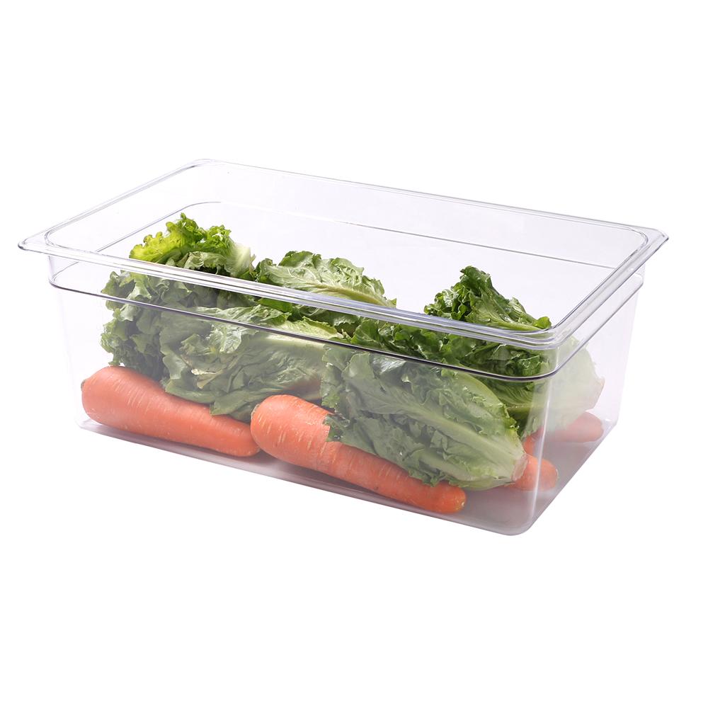 Pans, Food, Full-Size, Clear, Plastic, 8 Inch Deep,1 - 1 EACH