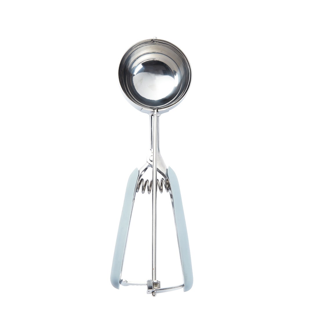Scoop, Ice Cream, 4 Ounce, Stainless Steel, with Gray Handle, #8,1 - 1 EACH