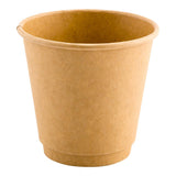 Cups, Hot, 8 Ounce, Paper, Kraft, Double Wall,1 - 25 COUNT