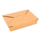 Containers, Take-Out, 49 Ounce, Paper, Kraft, Rectangular, 8.5 x 6.25 x 2 Inch,1 - 50 COUNT