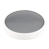 Lids, Bio Tek, Paper, Gray with White Rim, fits 12 Ounce Soup Containers,1 - 25 COUNT