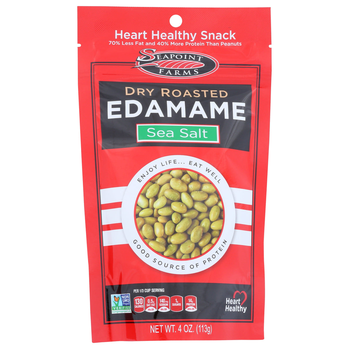 Edamame, Dry Roasted & Salted,12 - 4 OUNCE