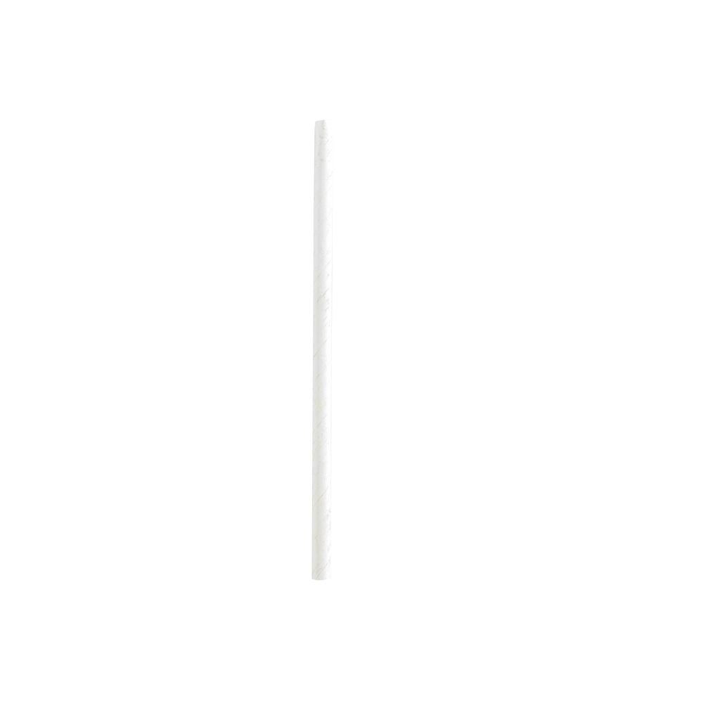 Straws, Cocktail, 5.75 Inch, Paper, White, Biodegradable,1 - 100 COUNT